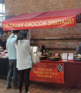 The Italian Gnocci Specialist stall